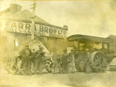 Cable Laying - Main South Road, c1920