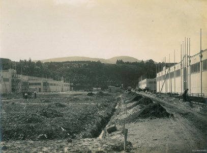 Construction of the New Zealand & South Seas Exhibition, Logan Park 1924-1925