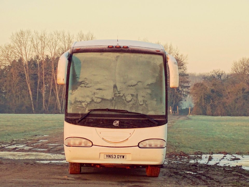Frozen Coach Hop Farm Paddock Wood. It was 2 below Celsius this morning.