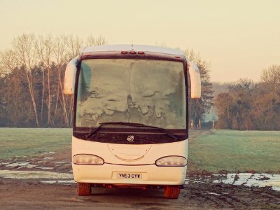 Frozen Coach Hop Farm Paddock Wood. It was 2 below Celsius this morning. photo