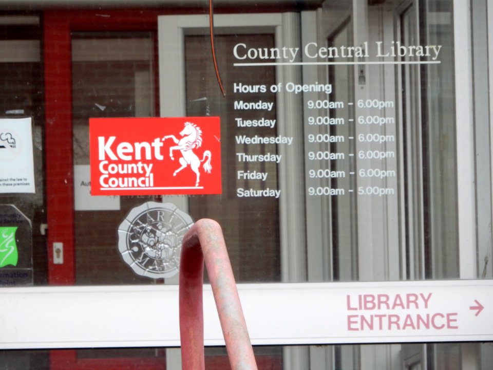 A few more photos of Kent County Council Library Maidstone before demolition.