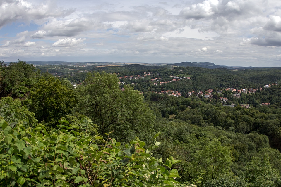 Thuringia germany landscape thuringian forest