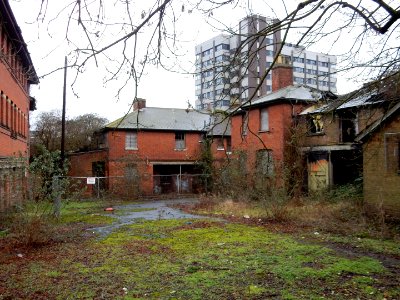 Derelict former Kent Police HQ Maidstone Kent England