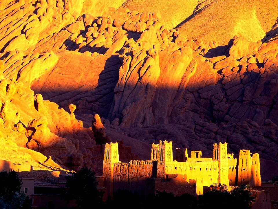 casbah ruins dades gorge morocco