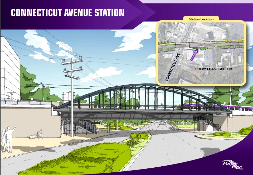 Connecticut Avenue station rendering