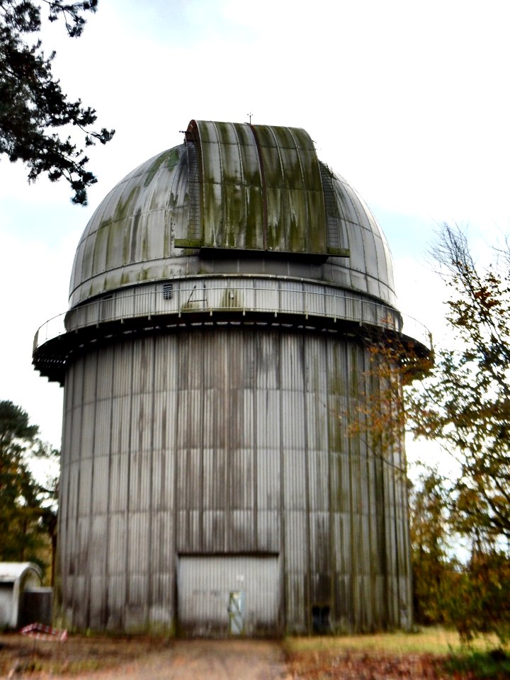 The Isaac Newton Telescope building at Herstmonceux.