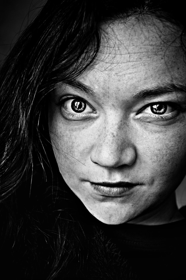 Self-portrait eyes face