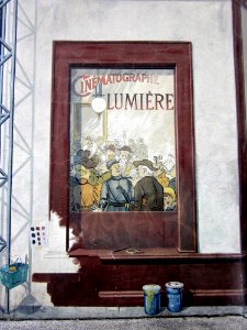 Le mur peint du cinéma