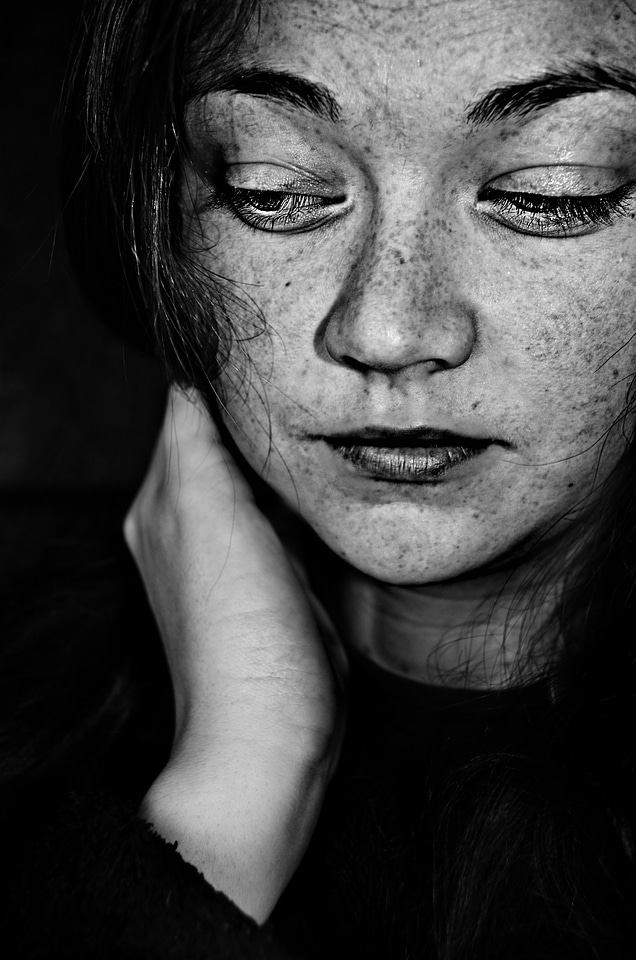 Self-portrait face view