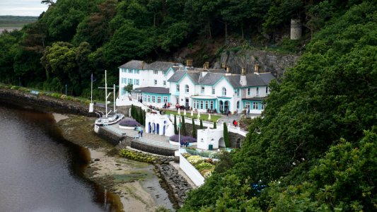 Portmeirion Hotel (the old people’s home from the prisoner” Interior views as well.