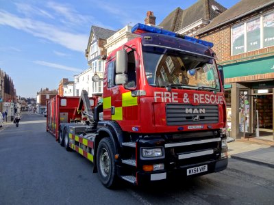 WX54VRF MAN Wrecker Kent Fire & Rescue High Street Sevenoaks