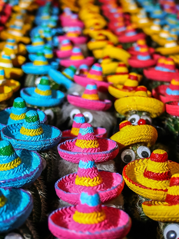 Colorful color sombrero