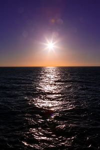 Ocean sea light photo
