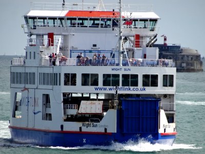 MV WIGHT SUN PORTSMOUTH FISHBOURNE RELIEF SHIP
