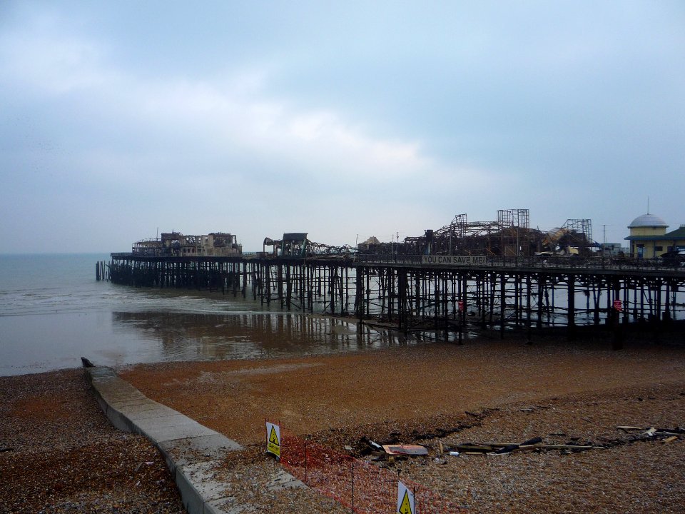 Hastings Pier Post Fire