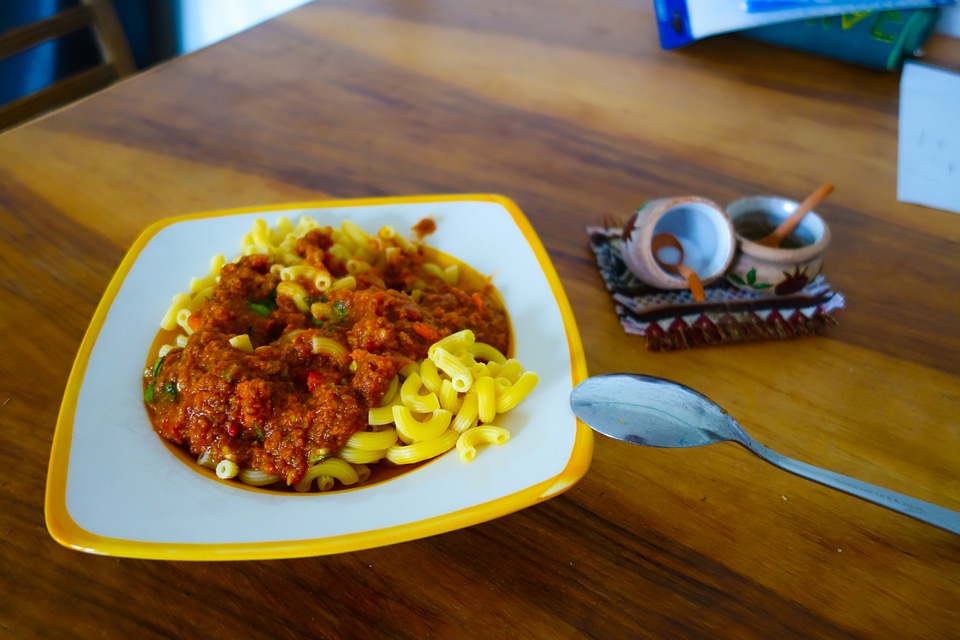 Food carbohydrates pasta
