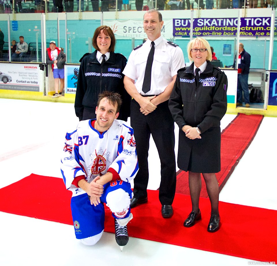Ice Hockey: Police Lions Vs Firefighters