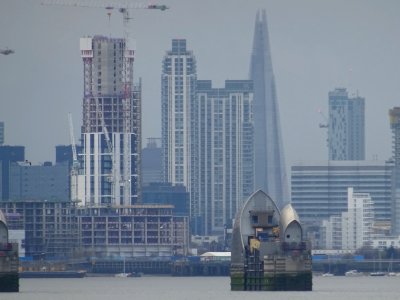 THAMES BARRIER AND SHARD