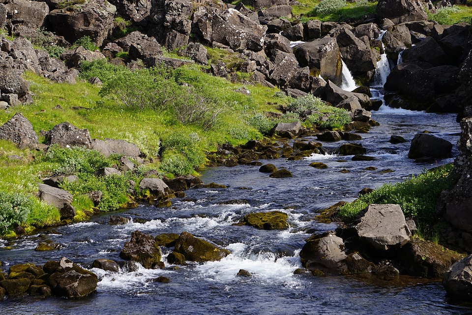 Creek landscape waters