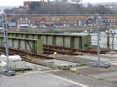 Railway Swing Bridge Folkestone Harbour photo