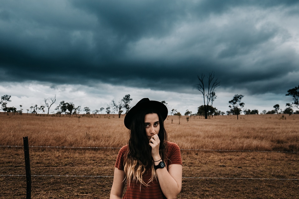 Landscape dramatic wheat