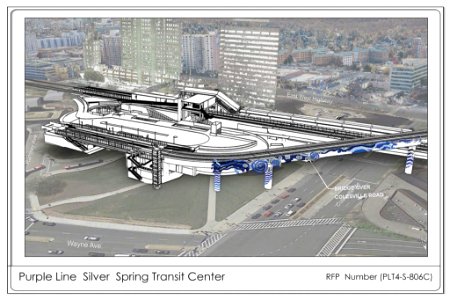 Silver Spring station rendering