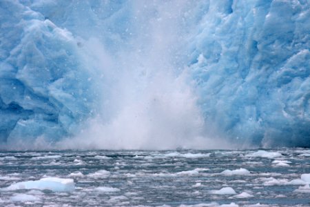 Glacier calving