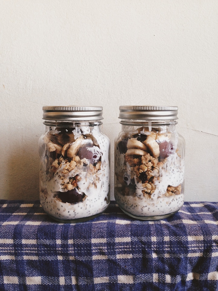 Yogurt morning breakfast