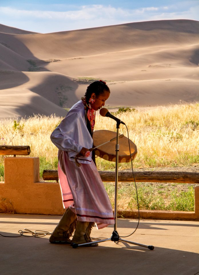 Jicarilla Apache Girl Singing