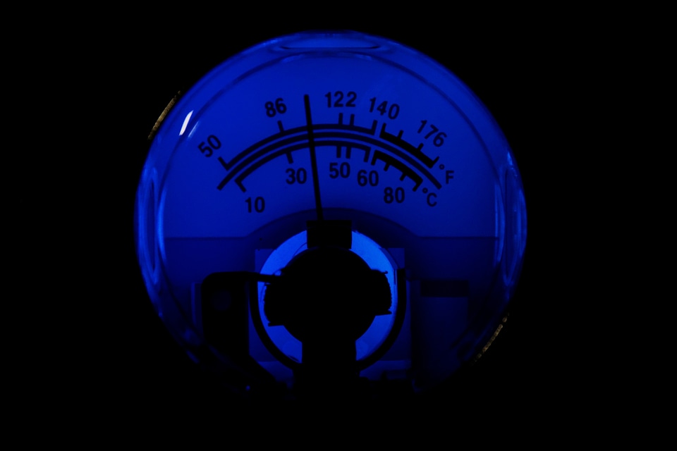 Temperature degree farad