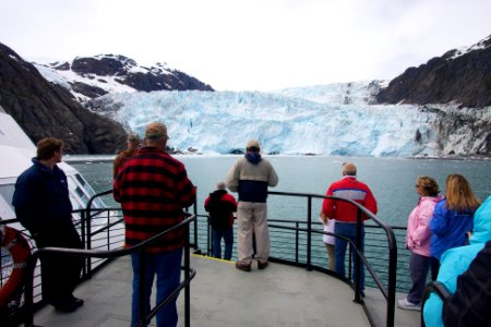 Viewing Holgate Glacier