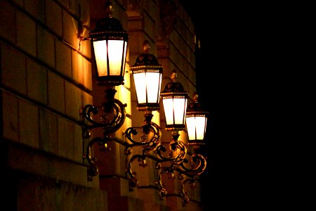 Mellon Auditorium Exterior Lamps
