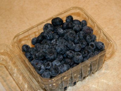 Fresh blueberries