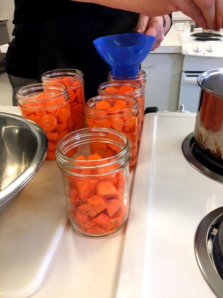 Pressure Canned Carrots