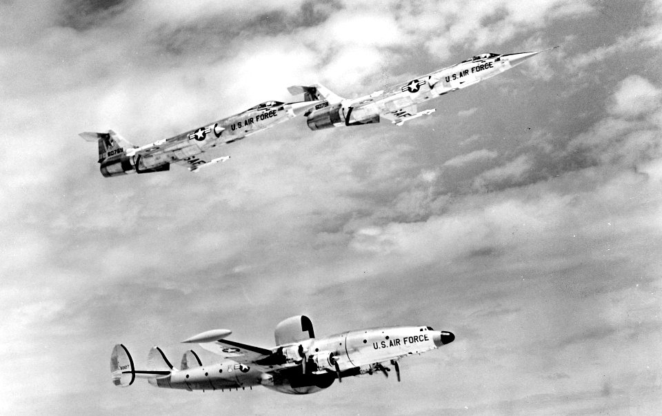 Lockheed F-104A & EC-121