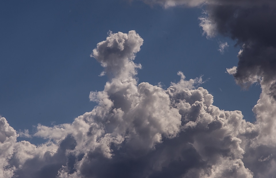 Blue dramatic weather