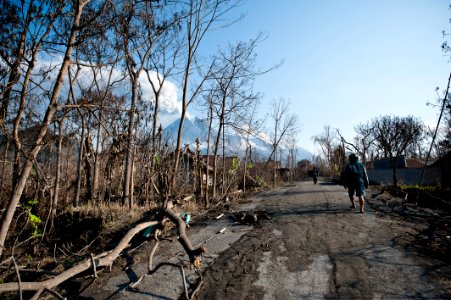 Merapi danger zone