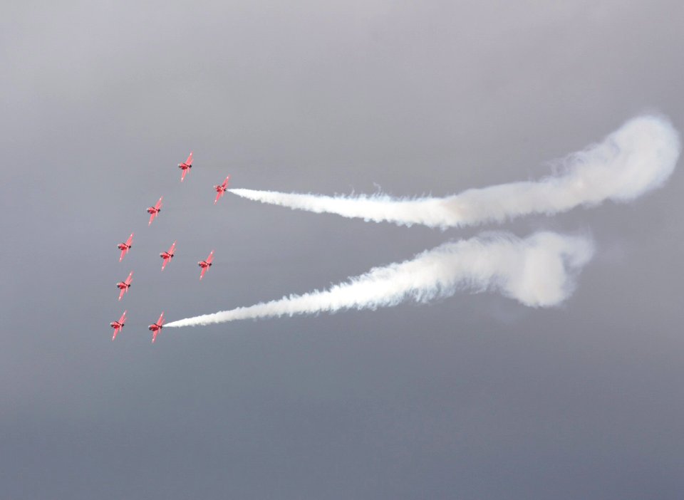 Red Arrows Smoke