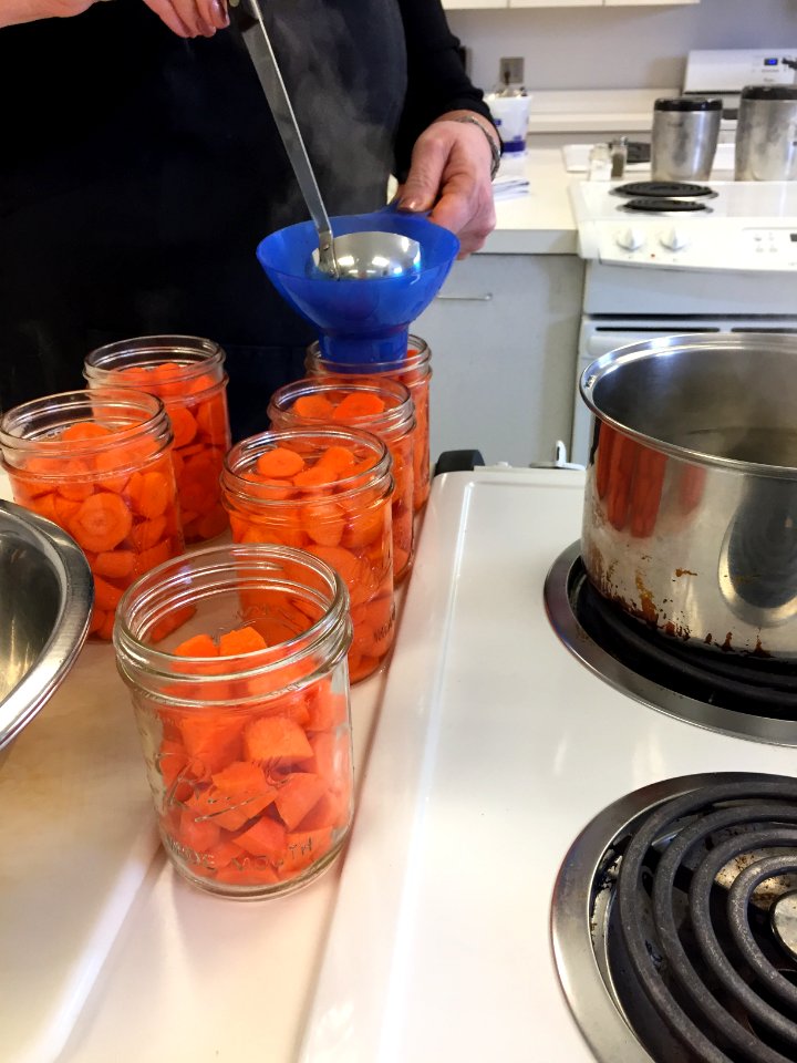 Pressure Canned Carrots