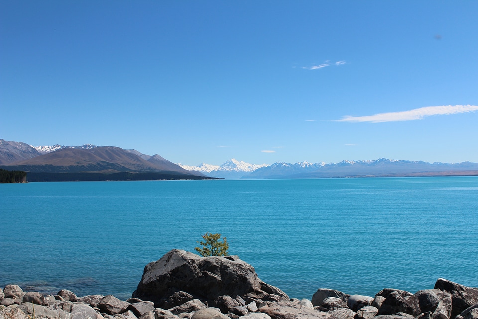 Blue mountains mount cook