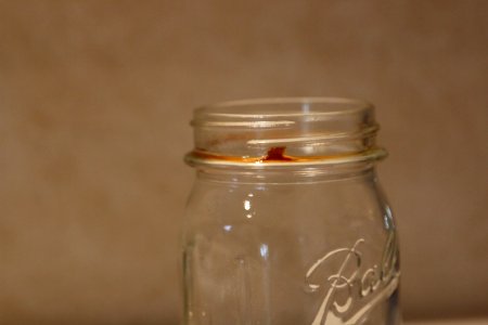 Canning jar close-up 2