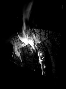 Fire flame embers photo