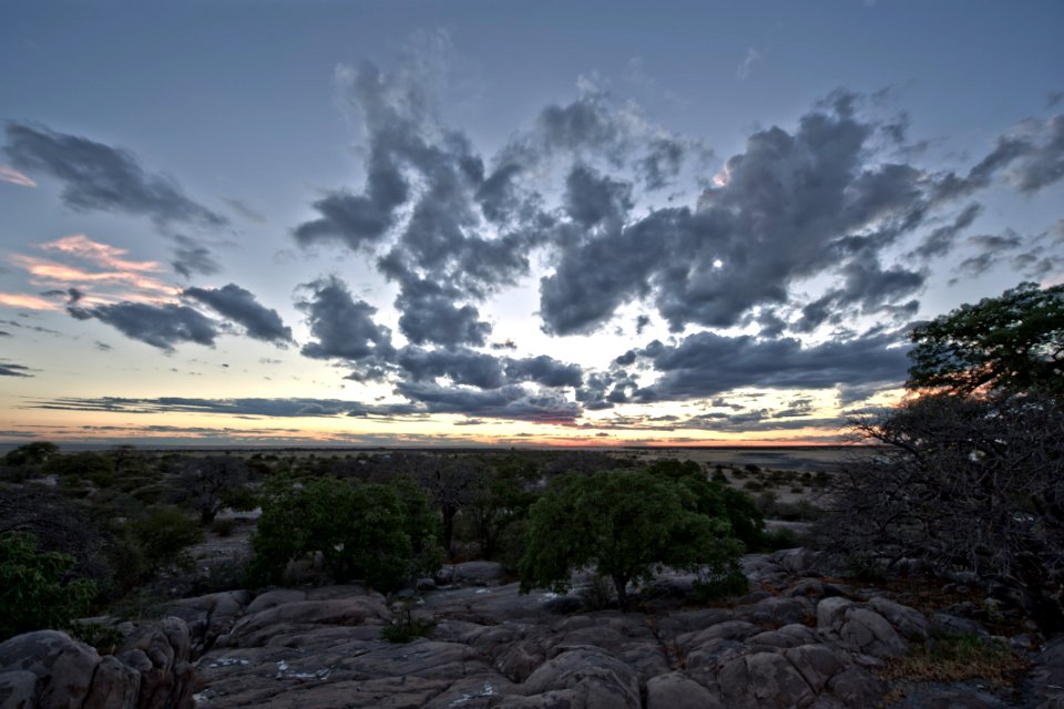 Kubu Island Sunset, Botswana, 3/2013
