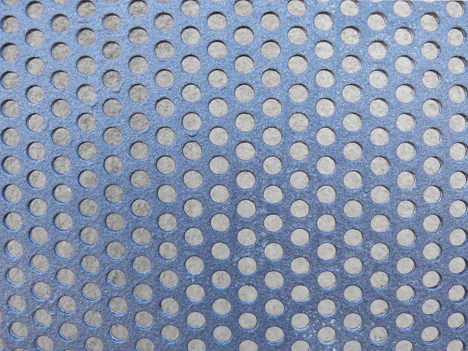 Texture circles metal