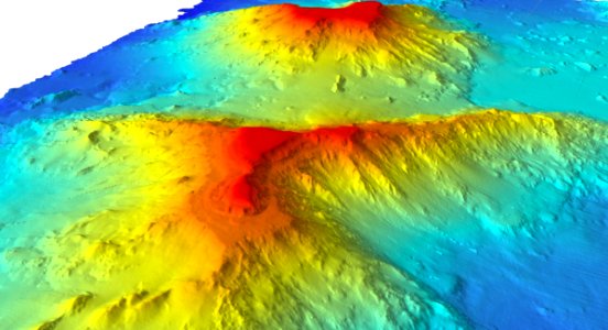 Academician Berg and Turnif seamounts in the northernmost extent of PMNM
