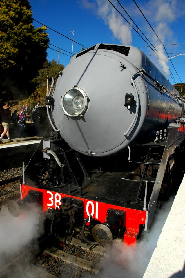 3801 - Steam locomotive - NSW Blue Mountains