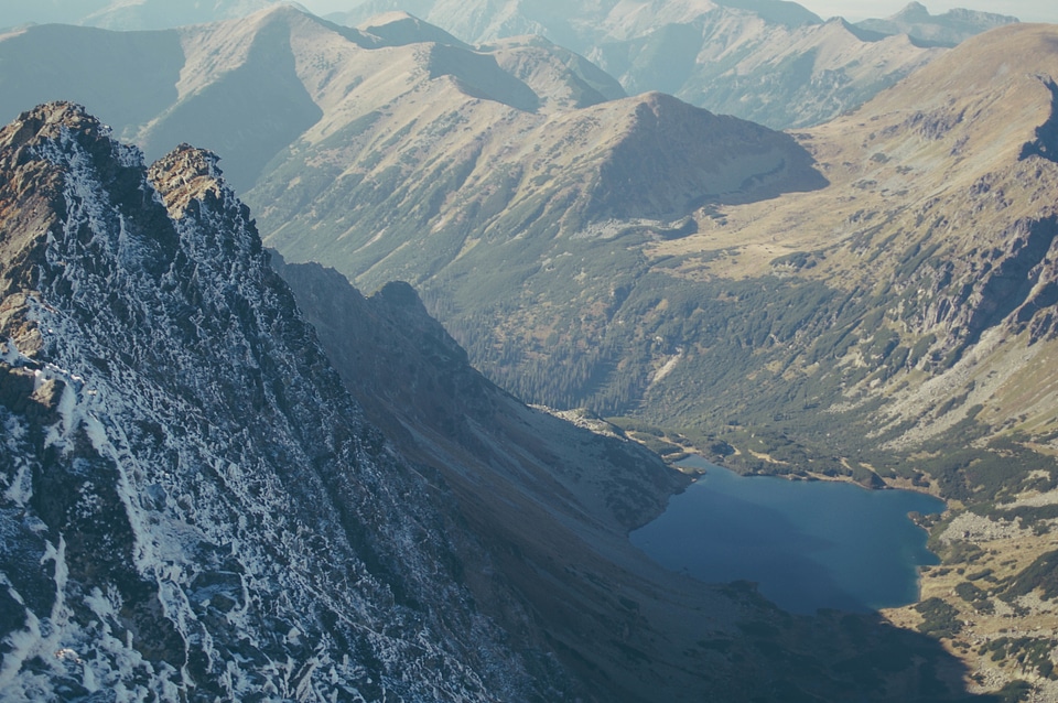 Rocky peaks crags