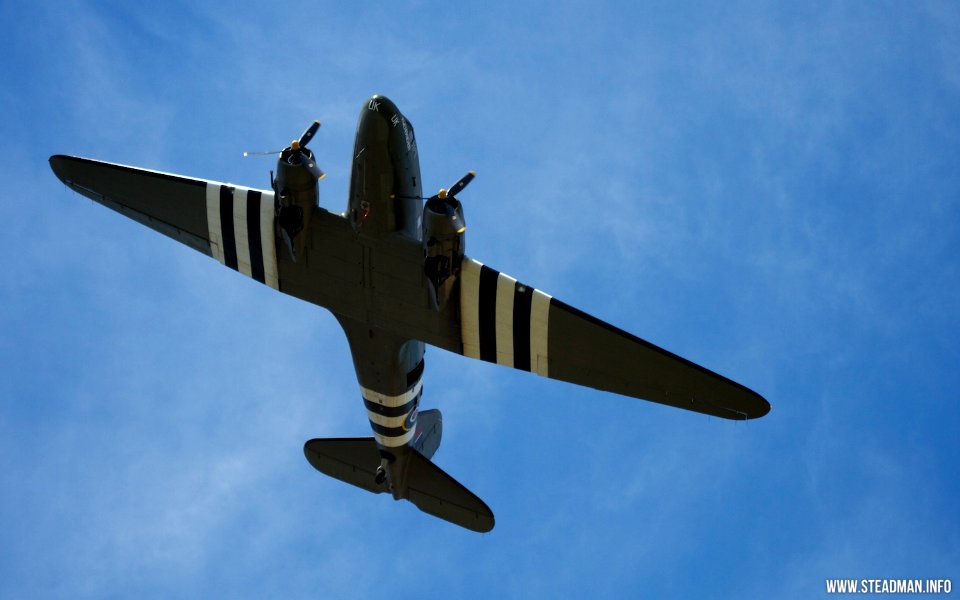 Bletchley Park - DC3 Flypast