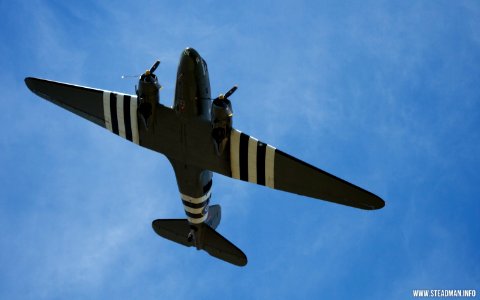Bletchley Park - DC3 Flypast