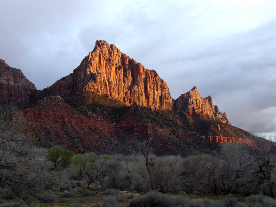 Our evening view from campsite
